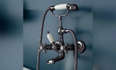 Sbordoni Etruria Смеситель Для Ванны На 2 Отверстия, Цвет Черный Никель