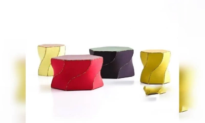 Пуф Обитый Кожей Twist, Moroso