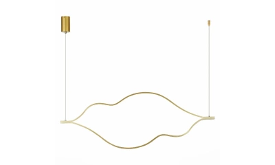 SL6106.203.56 Светильник подвесной ST-Luce Золотистый/Белый LED 1*56W 4000K