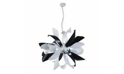 SL453.453.06E Люстра подвесная ST-Luce Черный, Белый/Черный, Белый E14 6*40W