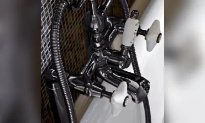 Sbordoni Magnolia Смеситель Для Ванны На 2 Отверстия, Цвет Черный Никель