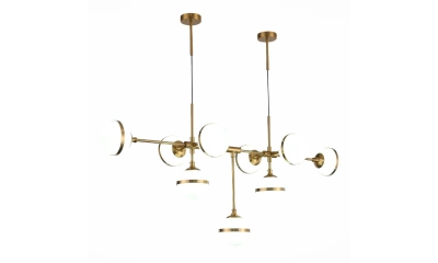 SL1157.303.09 Светильник подвесной ST-Luce Бронза/Белый E14 9*40W