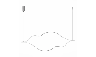 SL6106.103.56 Светильник подвесной ST-Luce Никель/Белый LED 1*56W 4000K