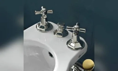 Sbordoni Deco Смеситель Для Биде На 3 Отверстия, Цвет Глянцевая Латунь