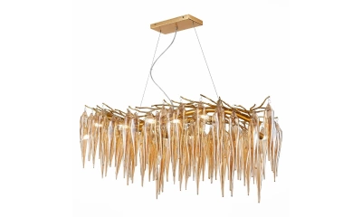 SL1653.203.12 Люстра подвесная ST-Luce Золотистый/Золотистый E14 12*40W