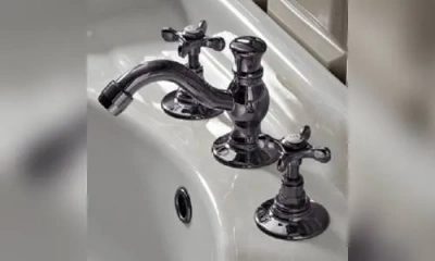 Sbordoni Margherita Смеситель Для Раковины На 3 Отверстия, Цвет Черный Никель