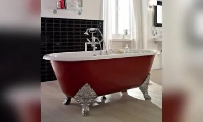 Sbordoni Eva Ванна Свободностоящая 178Х80Хh67,5 См, Цвет Белый/Красный