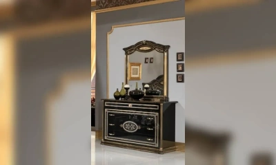 Зеркало Polywood Marika Gold