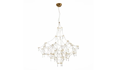 SL797.203.114 Люстра подвесная ST-Luce Золотистый, Шампань LED 114*0,45W 3000K