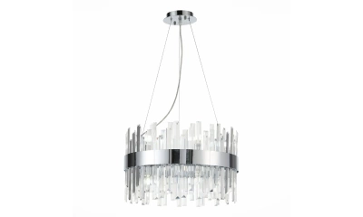 SL1160.103.12 Люстра подвесная ST-Luce Хром/Хром, Прозрачный G9 12*5W