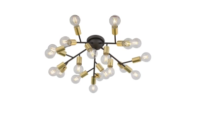 SL437.402.20 Люстра потолочная ST-Luce Золотистый,Черный E27 20*60W