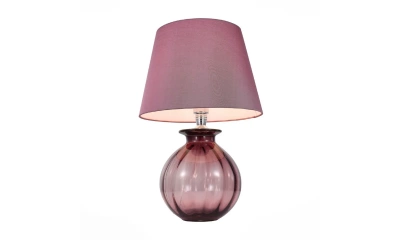 SL968.604.01 Прикроватная лампа ST-Luce Хром, Пурпурный/Пурпурный, Белый E27 1*60W (из 2-х коробок)