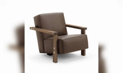 Кресло На Каркасе Из Древесины Обитое Кожей Или Хлопковой Тканью Berbena, Riva 1920