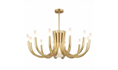 SL1173.202.13 Люстра потолочная ST-Luce Золотистый/Белый G4/E27 12+1*5+60W