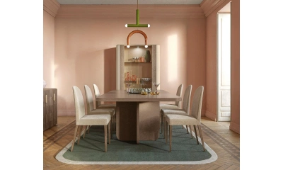 Столовая группа Alf Group Hebe (Стол + 6 стульев)