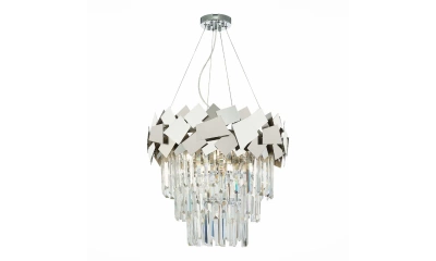 SL1232.103.06 Светильник подвесной ST-Luce Хром/Прозрачный, Хром E14 6*60W