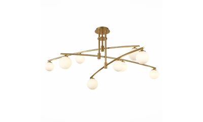 SL1208.302.09 Светильник потолочный ST-Luce Золотистый/Белый G9 9*5W