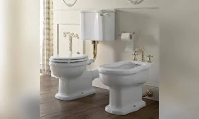 Sbordoni Palladio Унитаз Со Средней Трубой, Цвет Белый/Золото