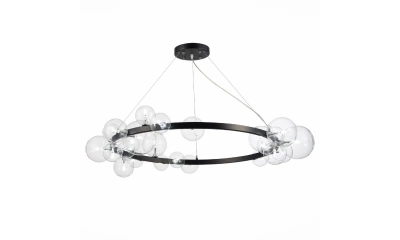 SL1165.403.24 Светильник подвесной ST-Luce Черный/Прозрачный G4 24*5W