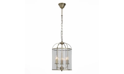 SL267.303.03 Люстра подвесная ST-Luce Бронза/Прозрачный E14 3*40W