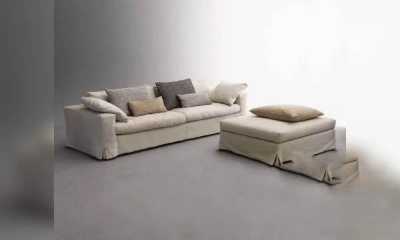 Двухместный Диван, Peplo - Swan(Диван Пуф Для Гостиной, Италия)