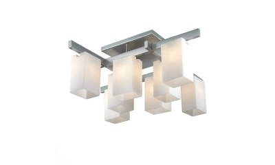 SL541.102.08 Люстра потолочная ST-Luce Никель/Белый E27 8*40W