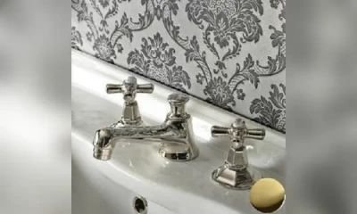 Sbordoni Deco Смеситель Для Раковины На 3 Отверстия, Цвет Глянцевая Латунь