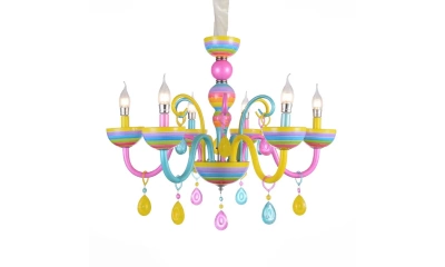 SL672.783.06 Люстра подвесная ST-Luce Разноцветный/Разноцветный E14 6*40W