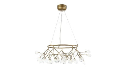 SL411.233.45 Люстра подвесная ST-Luce Золотистый/Прозрачный G4 45*1,5W