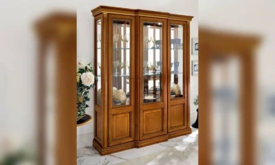 Angelica витрина 3Д черешня-золото