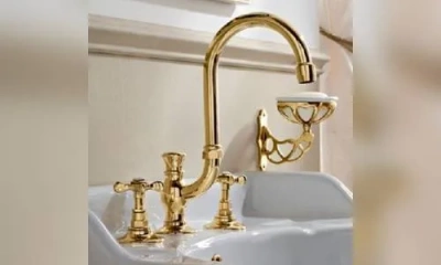 Sbordoni Margherita Смеситель Для Раковины На 3 Отверстия, Цвет Глянцевая Латунь