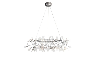 SL379.103.135 Люстра подвесная ST-Luce Серебристый/Белый LED 135*0,3W 3500K