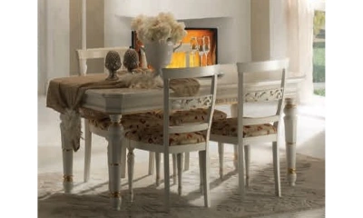 Столовая группа Vaccari Giovanni Bella Italia (стол обеденный, 6 стульев)