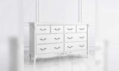 Комод Kreind Silvery Rome Широкий 8 Ящиков S134-K00-S