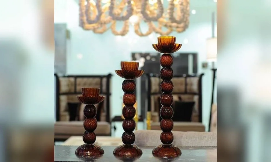 Подсвечник Giove D16 H43 - фото 4