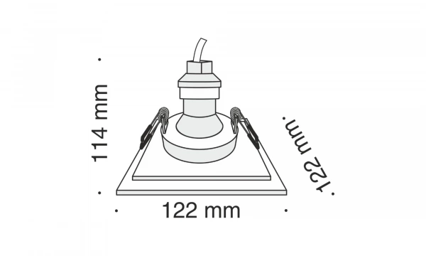 Встраиваемый Светильник Technical Dl005-1-01-W