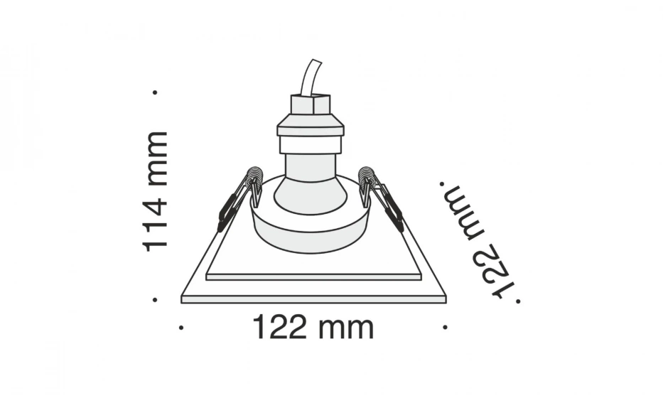 Встраиваемый Светильник Technical Dl005-1-01-W - фото 2
