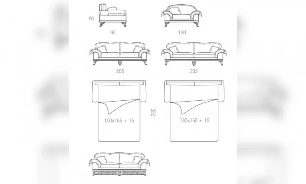 Диван Keoma Sofia 4