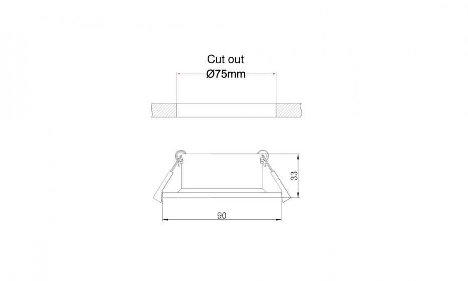 Встраиваемый Светильник Technical Dl041-01G - фото 6