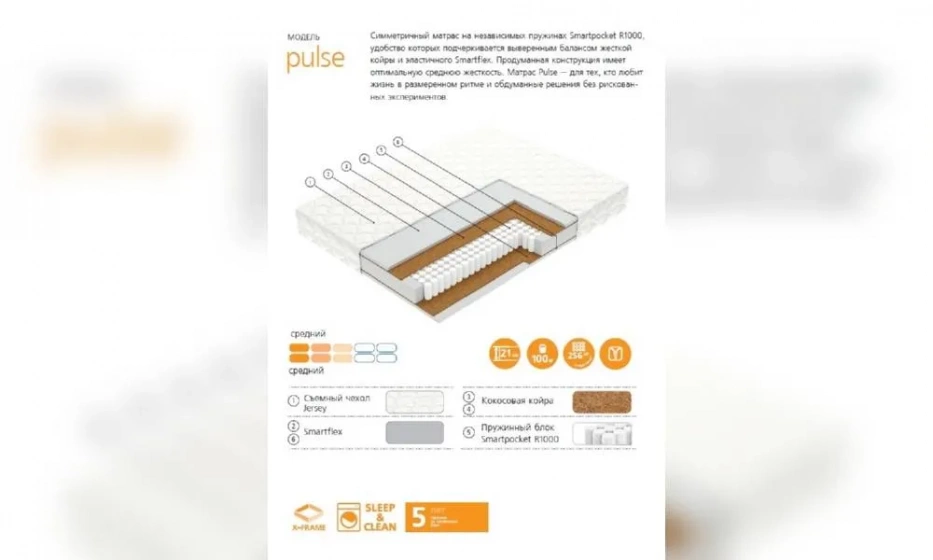 Матрас Вегас Pulse-1 - фото 1