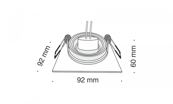 Встраиваемый Светильник Technical Dl024-2-01W