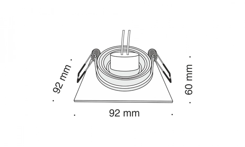 Встраиваемый Светильник Technical Dl024-2-01S - фото 2