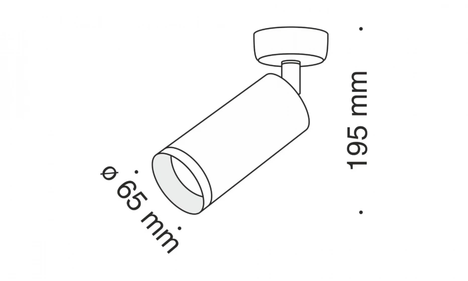 Потолочный Светильник Technical C017Cw-01W - фото 2