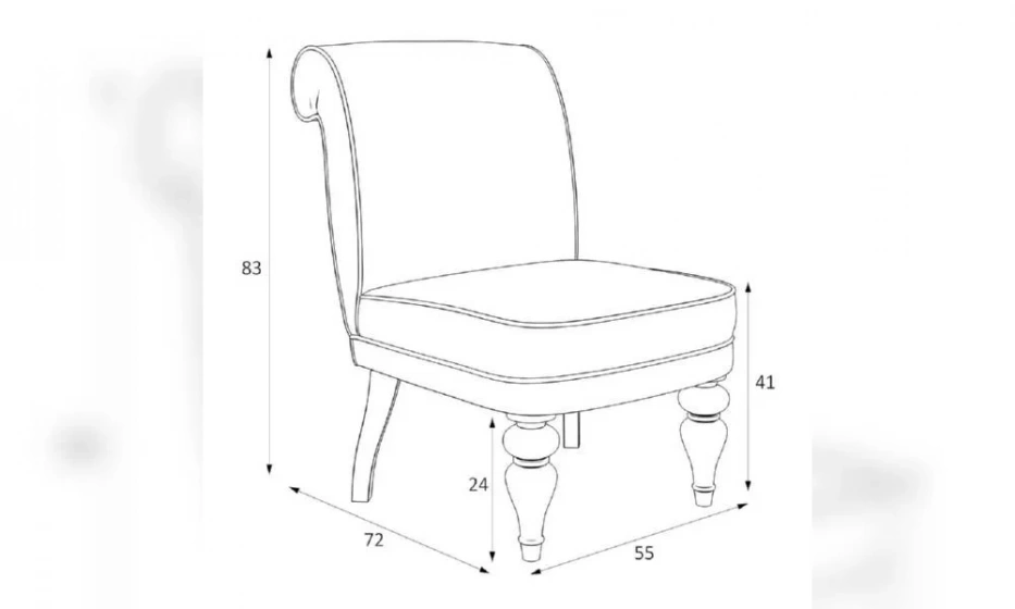 Кресло Kreind Лира M16-W-B16 - фото 3