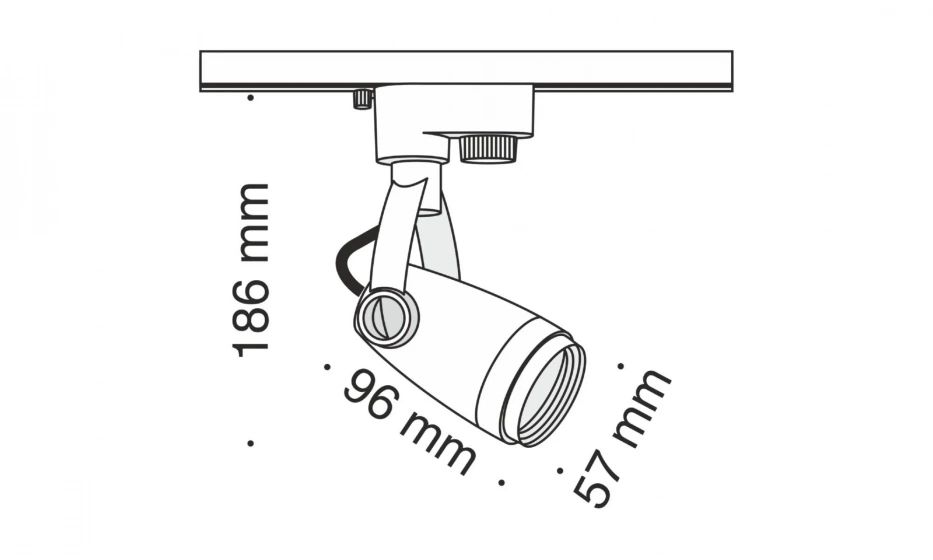 Трековый Светильник Technical Tr001-1-Gu10-B - фото 2