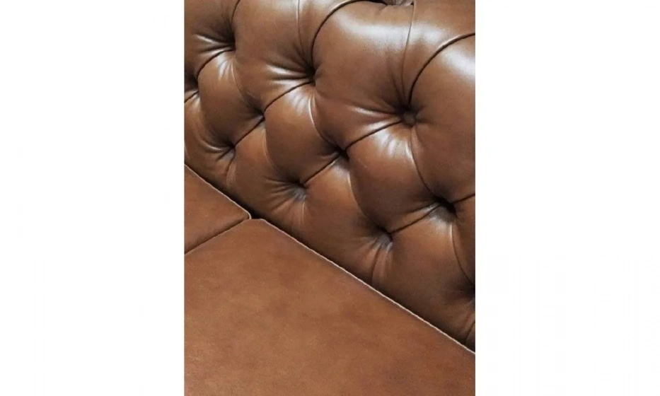 ФЛОРЕНЦИЯ Честер Диван Кожа Lusso Cognac /Leder - фото 4