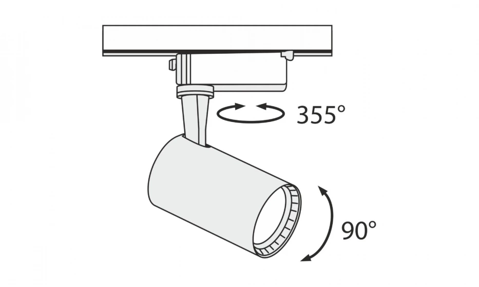 Трековый Светильник Technical Tr003-1-6W4K-W - фото 8