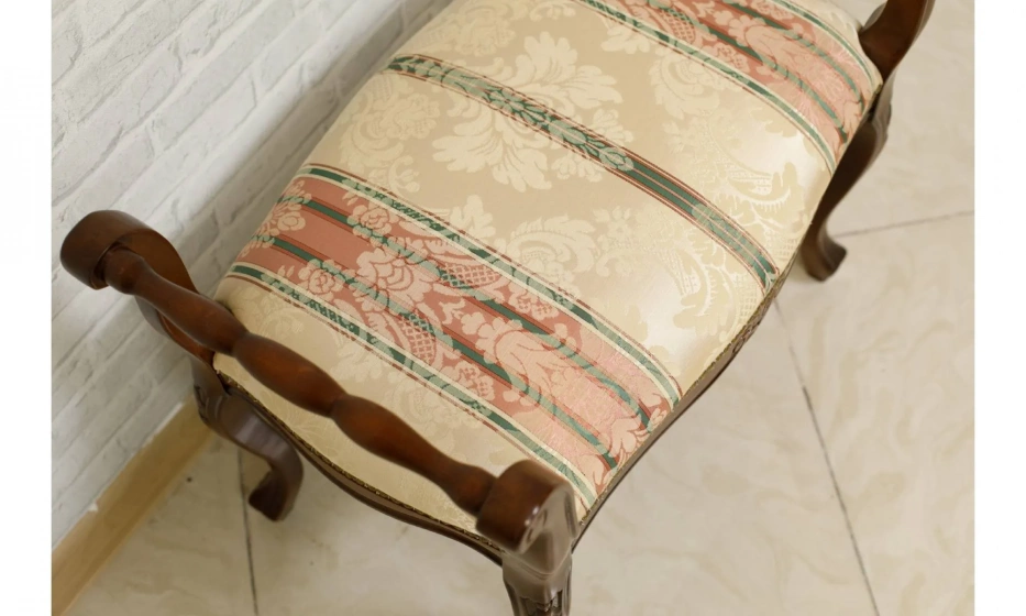 Morello Gianpaolo Банкетка Parma Ткань Tps1230 Seal 1706 Col.3 Damascato Beige/Rosa - фото 7