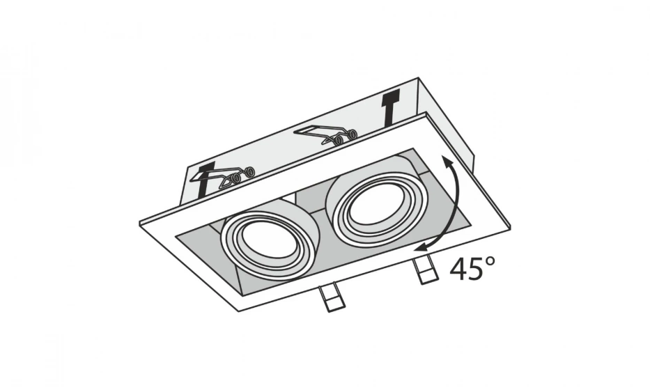 Встраиваемый Светильник Technical Dl008-2-02-S - фото 3