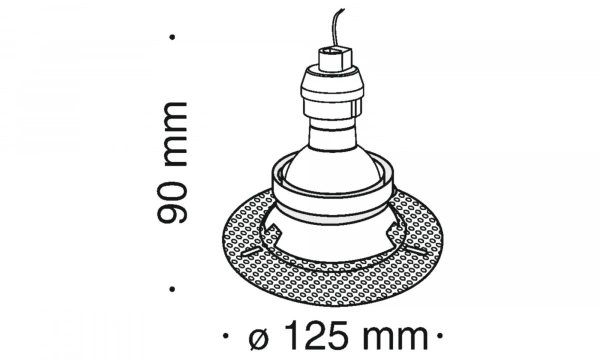 Встраиваемый Светильник Technical Dl042-01W